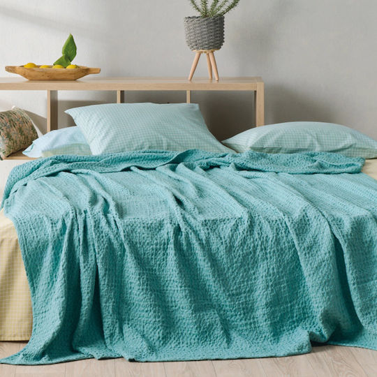 Kentia Illusion Blanket Pique King Size 260x250cm Waffle