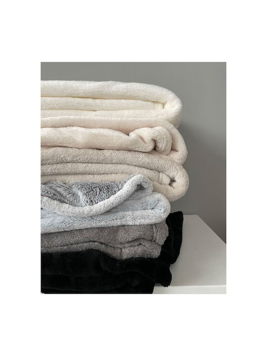 Pennie Arctic Κουβέρτα Βελουτέ Υπέρδιπλη 220x240εκ. Κόκκινη