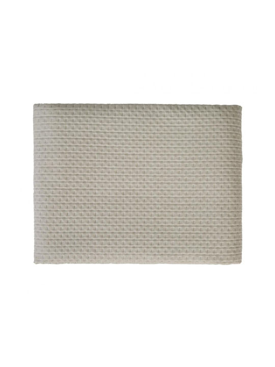 Heinner Fleece Decke Doppel 200x220cm Beige