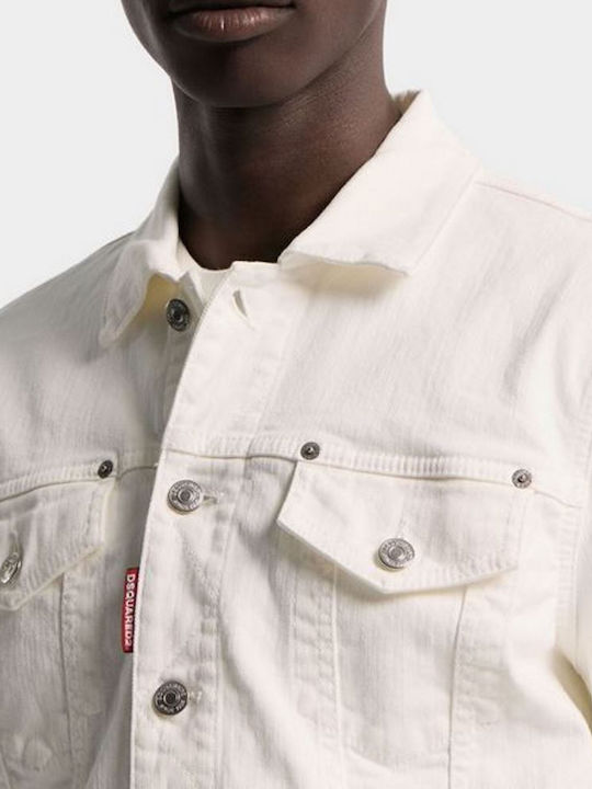 Denim Jacke Weiß