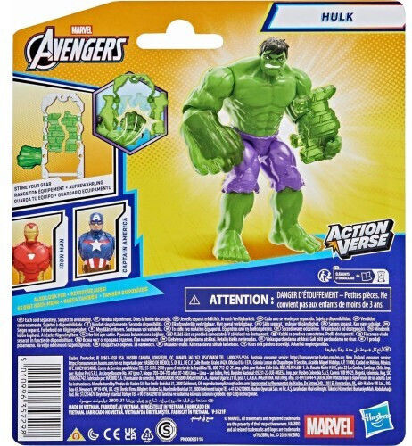 Φιγούρα Δράσης Hulk για 4+ Ετών 11.4εκ.
