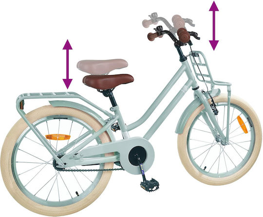 vidaXL 18" Kinderfahrrad Mountainbike Grün