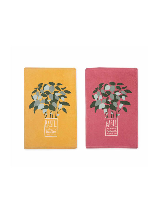 Nef-Nef Homeware Vasilico Berry Ποτηρόπανο σε Μωβ Χρώμα 40x60cm Nef-Nef Homeware Vasilico Berry Ποτηρόπανο σε Μωβ Χρώμα 40x60cm
