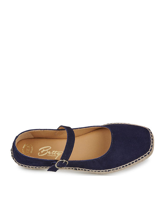 Billie Sandale de Damă cu Platformă pentru Vară în Stil Espadrile Albastre
