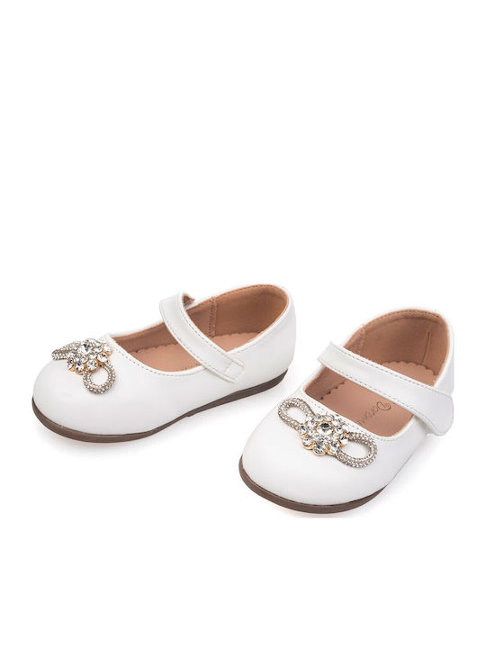 Παιδικές Μπαλαρίνες με Σκρατς Λευκές