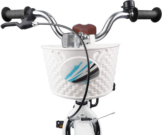 vidaXL 18" Kinderfahrrad Mountainbike Weiß