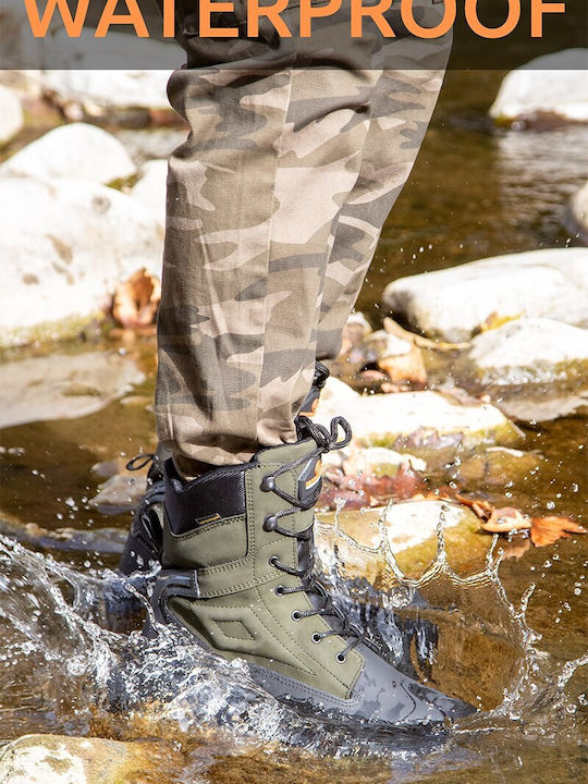Marwells Männer Wanderschuhe Wasserdichte Grüne