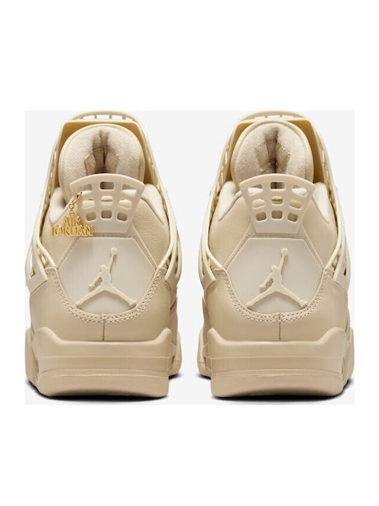 Air  4 Retro Дамски Сникърси Бежови