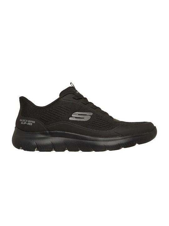 Skechers Slip-On Pantofi Sport Pentru Bărbați Alergare Negri
