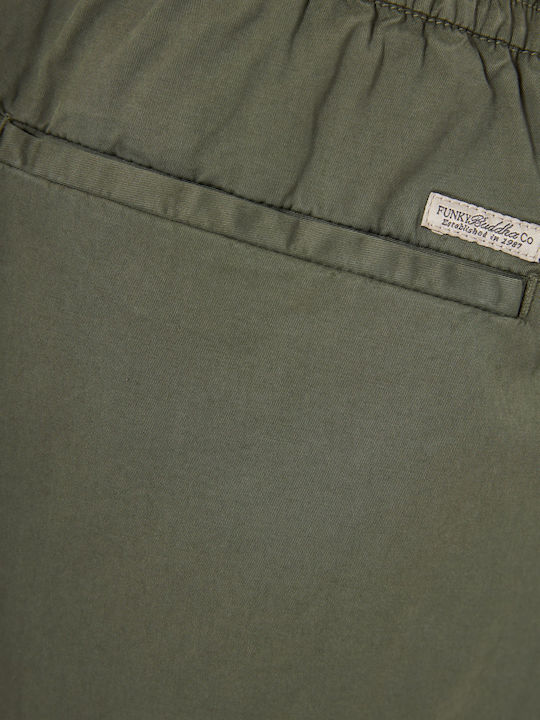 Herrenhosen Chinos Elastisch Grüne