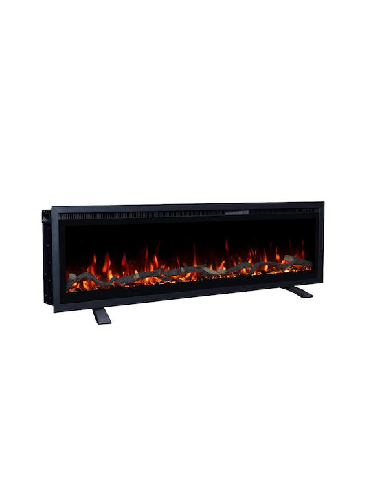 Hitense Notting Hill-60 Wall Mounted Electric Fireplace 1800W 151.6x11.8cm Gray