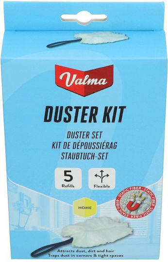 Valma Duster Φτερό Ξεσκονίσματος Λαβή & Ανταλλακτικά 5τμχ 3202401