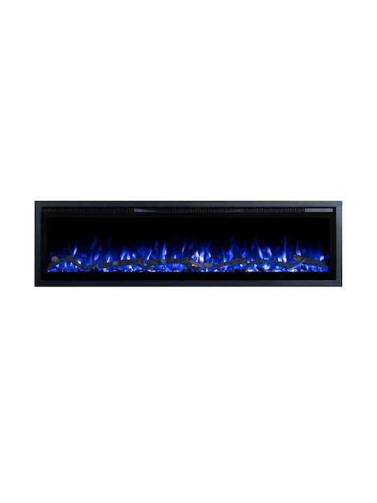 Hitense Notting Hill-60 Wall Mounted Electric Fireplace 1800W 151.6x11.8cm Gray