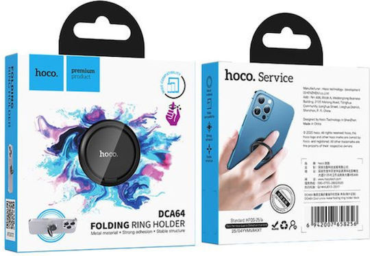 Hoco Dca64 Ring-Halter Für Handy In Schwarz