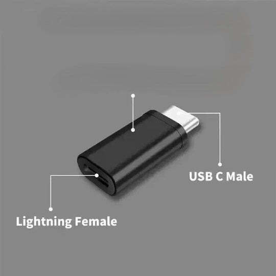 Μετατροπέας Lightning female σε USB-C male 1τμχ