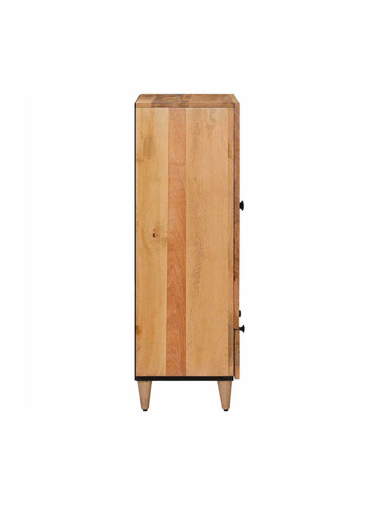 Double Door Wardrobe Natural 60x33.5x100cm