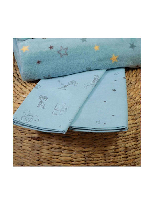 Nef-Nef Homeware Σετ Lanselot Τιρκουάζ 70x120εκ.