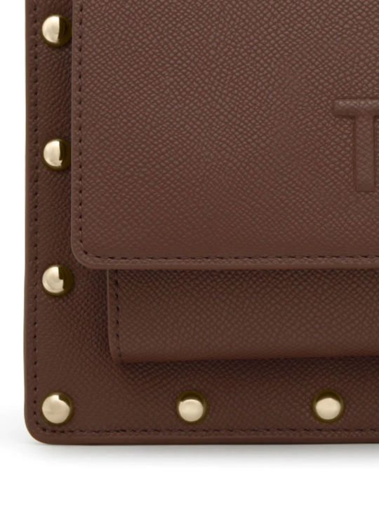 Leather Women's Shoulder Bag Brown