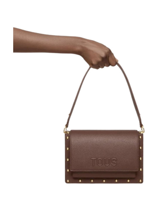Leather Women's Shoulder Bag Brown