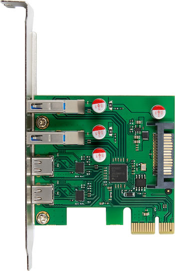 Powertech Карта PCIe към USB 3.0 порт