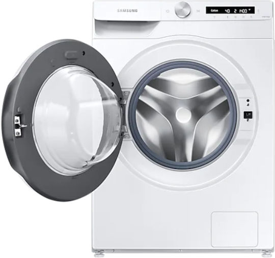 Samsung Πλυντήριο Ρούχων 12kg 1400 Στροφών Ecobubble WW12T504DTW/S6