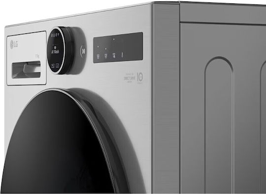 LG Waschmaschine 11kg mit Dampftechnologie 1400 Umdrehungen Silber F4X7511TSB