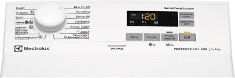 Electrolux Πλυντήριο Ρούχων Άνω Φόρτωσης 6kg με Τεχνολογία Ατμού 1000 Στροφών EW6TN15061FP