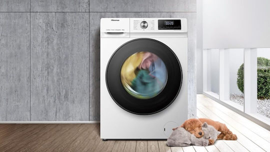 Hisense Πλυντήριο Ρούχων 10kg με Τεχνολογία Ατμού 1400 Στροφών WFQA1014 EVJM