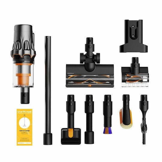 Deerma T50W XT Combo Επαναφορτιζόμενη Σκούπα 2 σε 1 Stick & Χειρός 22.2V Λευκή