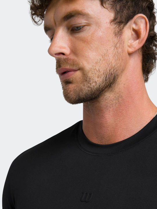 Wilson WM00011431BKA Herren Tenniskleidung Schwarz