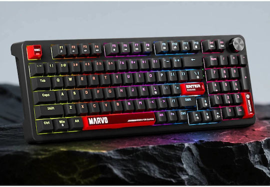 Marvo Arma 98 Gaming Μηχανικό Πληκτρολόγιο με Custom διακόπτες και RGB φωτισμό (Αγγλικό US)