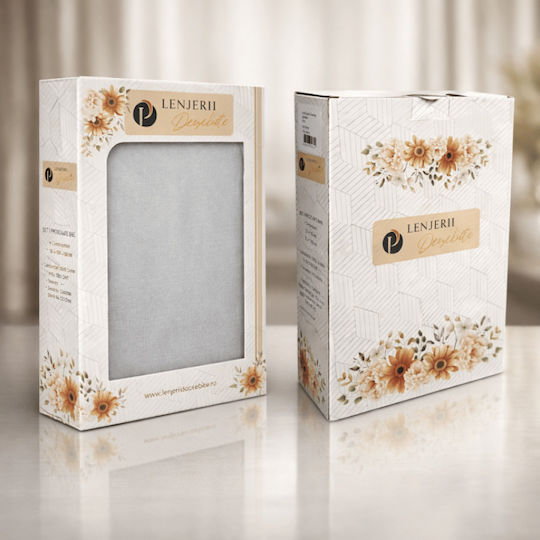 Lenjerii Deosebite Set De Prosoape De Baie 2 Buc Gri Închis Greutate 500gr/m²