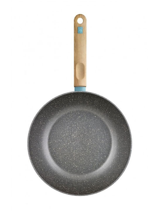 Bra Nordik Wok made of Aluminum with Non-Stick Coating 28cm
