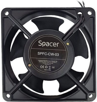Spacer SPFC-CW-03 Ventilator Pentru Carcasă 120mm (1700rpm / 59cfm) Fără Iluminare LED