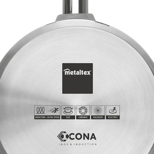 Metaltex Icona Edelstahlpfanne 24cm