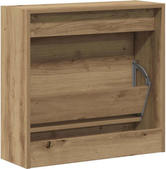 Wooden Shoe Organizer Brown 60x21x57cm