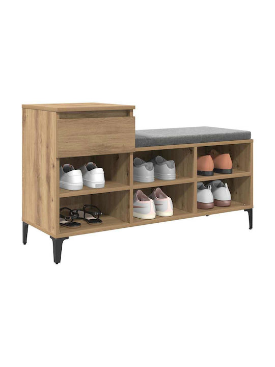 Holz Schuhschrank 102x36x60cm