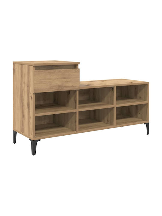 Holz Schuhschrank 102x36x60cm