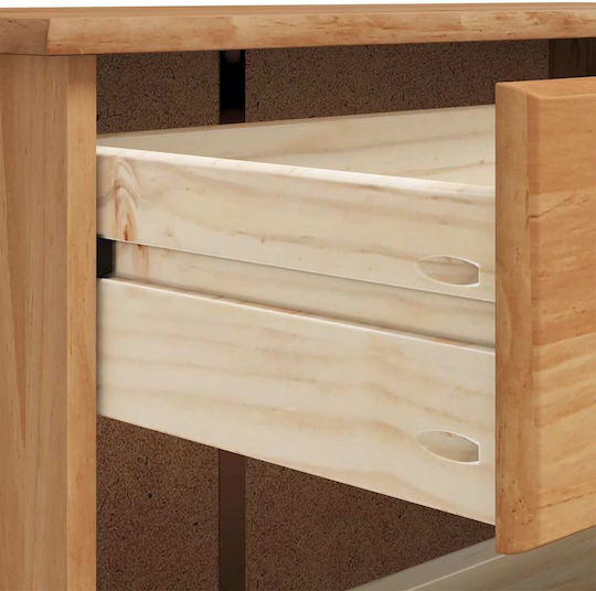 Schuhschrank aus Massivholz 85x35x108cm