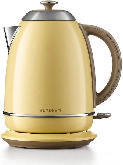 Buydeem Kettle 1.7lt 1440W Yellow