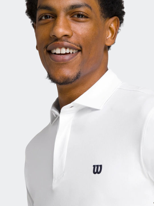 Wilson WM00307411WTA Ανδρική Μπλούζα Λευκή
