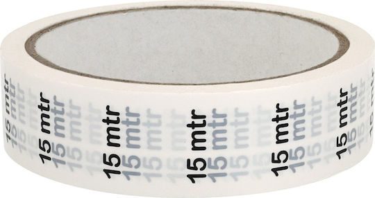 Allcolor 845-25 W Pvc Marker Tape "15m" 25mm X 33m White Ταινία Σήμανση Καλωδίων