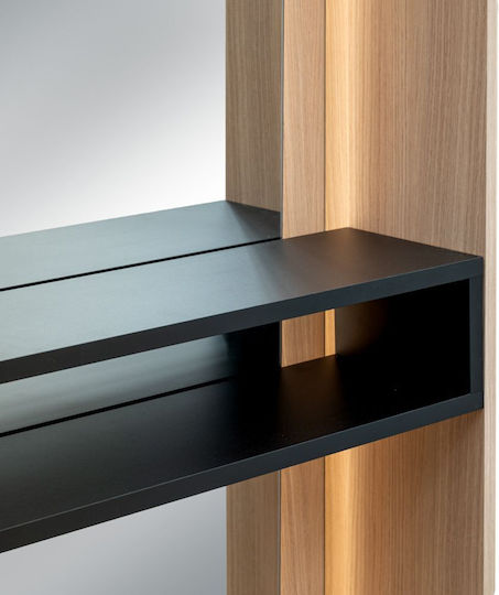 Doppeltür Kleiderschrank Braun 110x58x207cm
