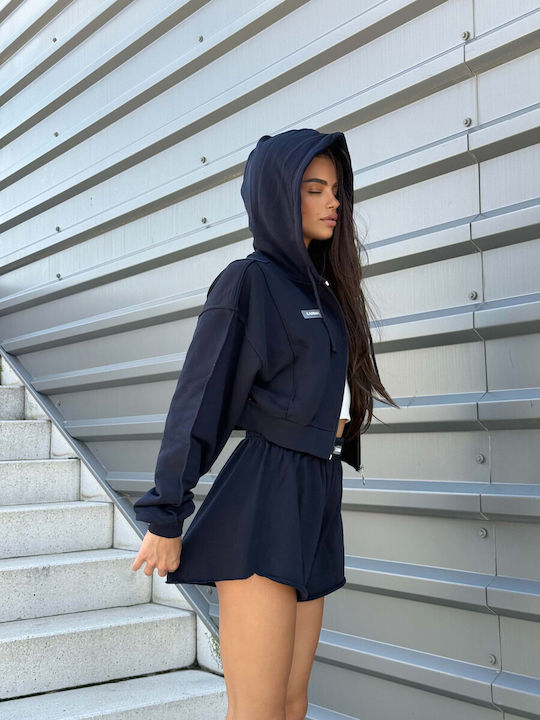 Women's Sweatpants Set Navy Blue