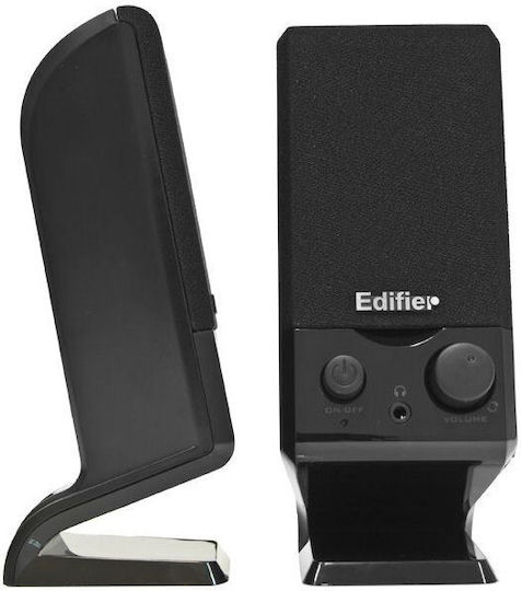 Edifier M1250 Компютърни тонколони 2.0 с мощност 1.2W в Черен цвят