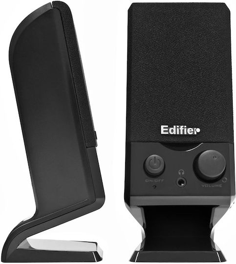 Edifier M1250 Компютърни тонколони 2.0 с мощност 1.2W в Черен цвят