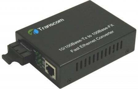 10/100m 850nm Мултимодов 550m Sc Конектор Медиен Конвертор Transcom "ts-100-md-05"