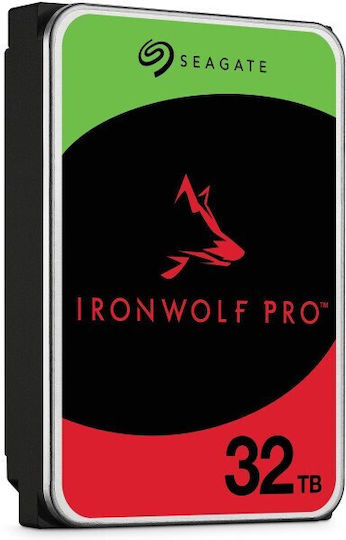 Seagate Ironwolf Pro 32TB HDD Hard Drive 3.5" SATA III 7200rpm with 512MB Cache for NAS ST32000NT000