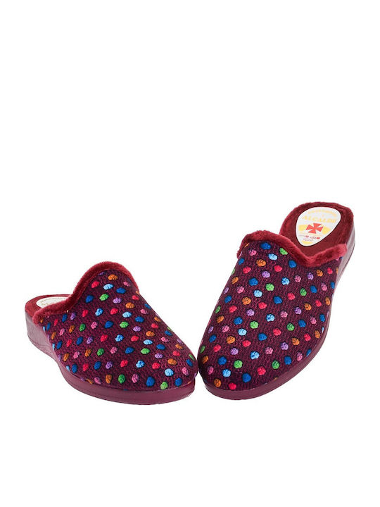 Papuci Pentru Femei De Iarnă Burgundy