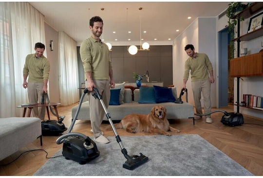Hoover HE4 Power Master Aspirator 850W cu sac 4lt Neagră